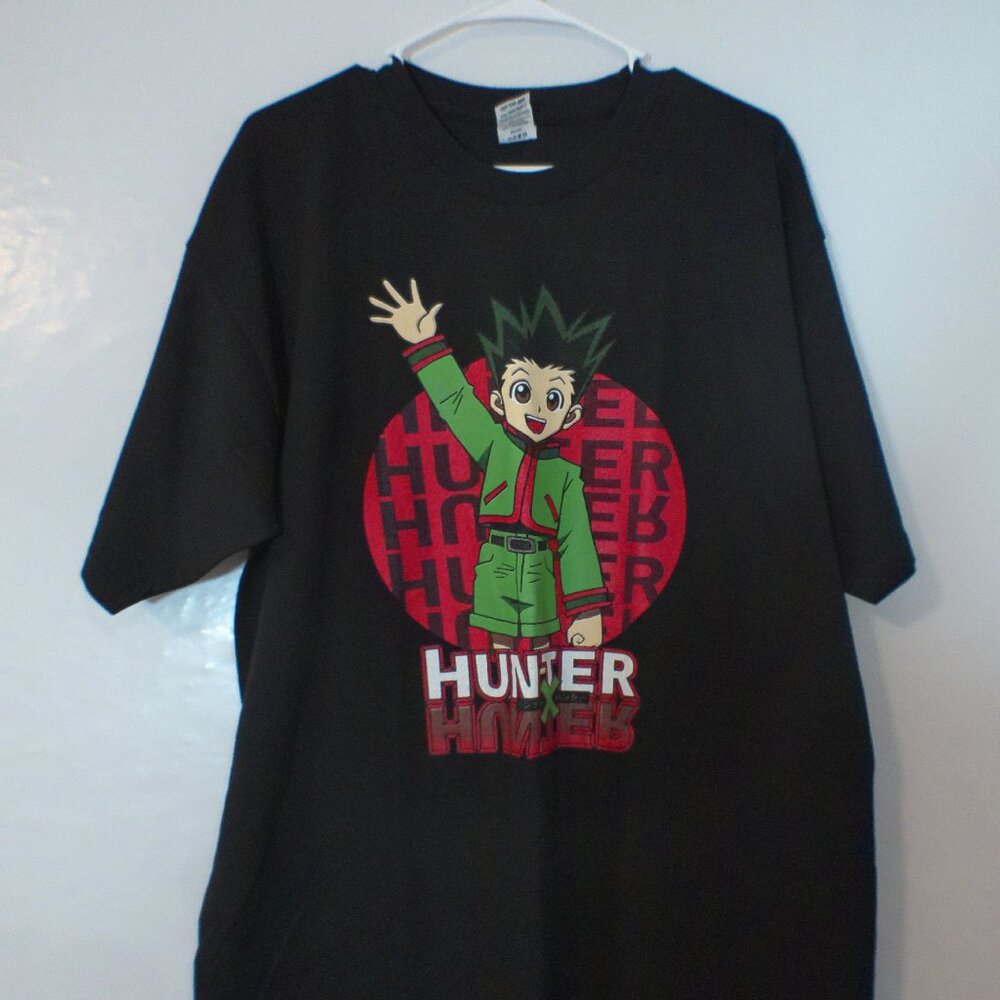 Hunter x Hunter Gon Freecss Anime Graphic T-Shirt Black XL Cotton Tee